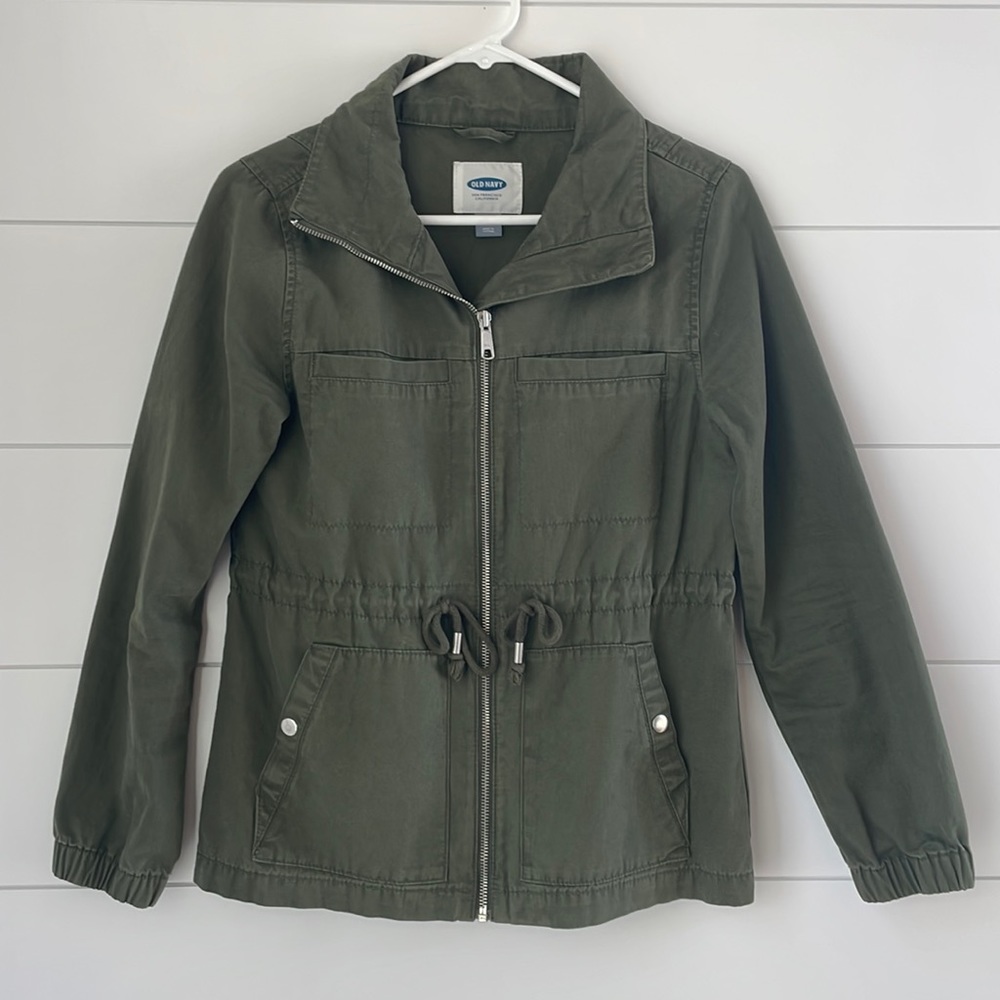 Old Navy Army Green jacket, size women’s XS